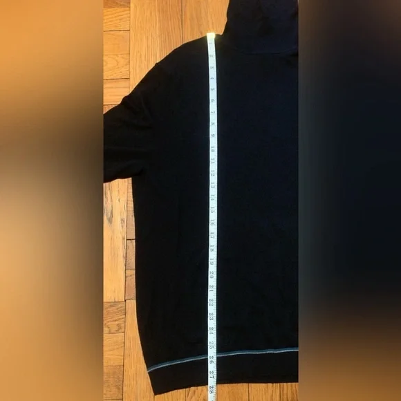 Ted Baker London EXARNO Black Wool Cashmere Blend Roll Neck Sweater - Picture 10 of 16